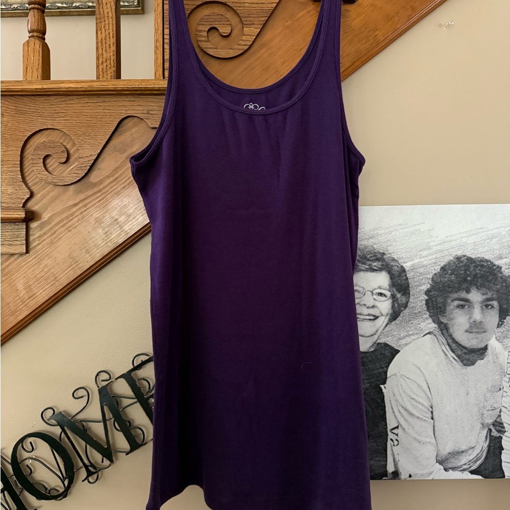 Old Navy Purple Tank Top Classic Style